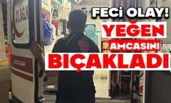 Yeğen amcasını bıçakladı