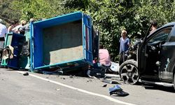 Ordu'da cip patpata çarptı: 2 yaralı