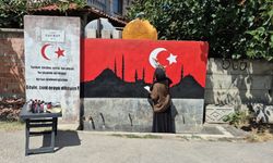 Resim öğretmeninin fırçasıyla mahallenin adı değişti