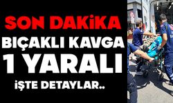 Bıçaklı kavga: 1 yaralı