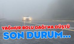 Bolu'ya yağmur dağdan geliyor