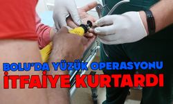 Bolu’da yüzük operasyonuna itfaiye müdahalesi