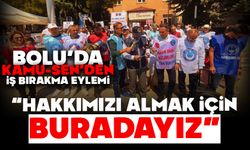 Bolu’da Kamu-Sen’den İş Bırakma Eylemi: “Hakkımızı Almak İçin Buradayız”