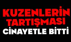 Kuzenlerin tartışması cinayetle bitti