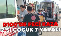 Silobas otomobille çarpıştı 7 yaralı