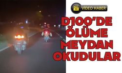 Bolu’da motosiklet üzerinde tehlikeli yolculuk