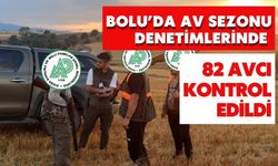 Bolu’da av sezonu denetimlerinde 82 avcı kontrol edildi
