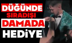 Düğünde damada sıra dışı hediye