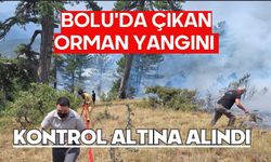 Bolu'da çıkan orman yangını kontrol altına alındı
