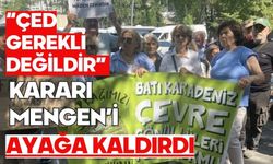 “ÇED Gerekli Değildir” Kararı Mengen’i Ayağa Kaldırdı