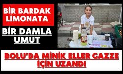 BOLU’DA MİNİK ELLER GAZZE İÇİN UZANDI