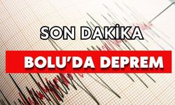 Bolu'da deprem