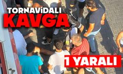 Tornavidalı kavga: 1 yaralı