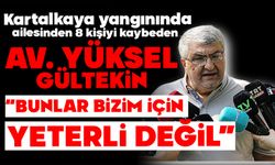 Yüksel Gültekin: “BUNLAR BİZİM İÇİN YETERLİ DEĞİL”