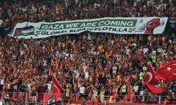 Galatasaray taraftarları Almanya sokaklarını inletti: Kahrolsun İsrail, Filistin'e özgürlük