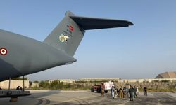İnsani yardım malzemeleri Türk Hava Kuvvetleri’ne ait uçakla Afganistan’a ulaştırıldı