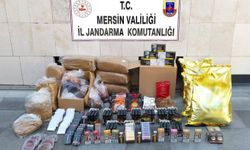 Mersin'de kaçak makaron operasyonu