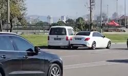 Anayolda geri geri ilerledi, kazaya karıştı olay yerinden böyle kaçtı