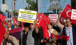 Emekli astsubaylardan yürüyüş ve basın açıklaması