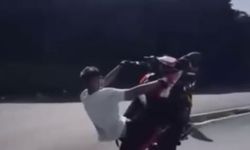 Akrobatik hareketler pahalıya patladı: 73 bin lira ceza kesildi, motosikleti bağlandı