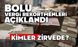 BOLU VERGİ REKORTMENLERİ AÇIKLANDI,  KİMLER ZİRVEDE?