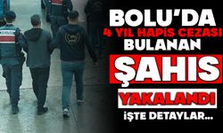 Bolu’da 4 yıl hapis cezası bulunan şahıs yakalandı