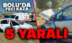 Bolu’da Feci Kaza: 5 Yaralı