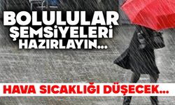 Bolulular şemsiyeleri hazırlayın...