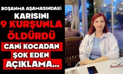 Boşanma aşamasındaki karısını 9 kurşunla öldürdü
