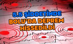 Deprem Bolu'da hissedildi