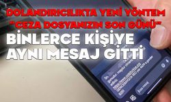 Yeni dolandırıcılık yöntemi: “Ceza dosyanızın son günü” mesajı