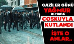Gaziler Günü yağmur altında coşkuyla kutlandı