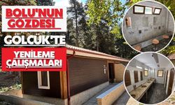 Bolu'nun gözdesi Gölcük'te yenileme çalışmaları