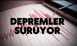 Depremler sürüyor