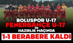 Boluspor U17, Fenerbahçe U17 ile Hazırlık Maçında 1-1 Berabere Kaldı