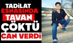 Tadilat yapılan eczanenin tavanı çöktü: 1 işçi öldü