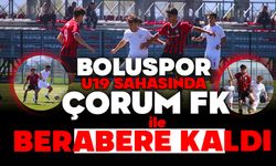 Boluspor U19 Sahasında Çorum FK ile Berabere Kaldı