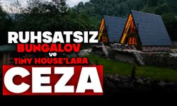 Ruhsatsız Bungalov Ve Tiny House’lara Ceza