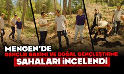 Mengen’de gençlik bakımı ve doğal gençleştirme sahaları incelendi