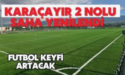 Karaçayır 2 Nolu Saha Yenilendi, Futbol Keyfi Artacak