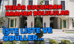 Terör suçlarından aranan Bolulular listede