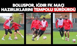 Boluspor, Iğdır FK Maçı Hazırlıklarını Tempolu Sürdürdü