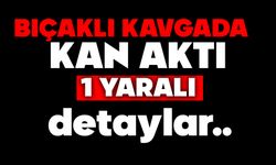 Bıçaklı kavgada kan aktı: 1 yaralı