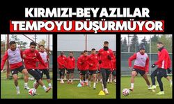 Kırmızı-beyazlılar tempoyu düşürmüyor