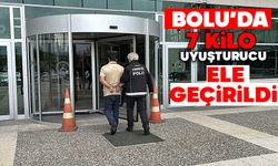Bolu’da 7 kilo uyuşturucu ele geçirildi