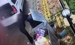 Çöp konteyneri içinde uyuşturucu teslimatı kameraya yansıdı: 4 kişi 6 bin 937 hapla yakalandı