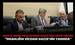 Bolu İl Genel Meclisi'nden Gazze İçin Ortak Bildiri: “İNSANLIĞIN VİCDANI GAZZE’NİN YANINDA”