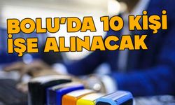 Bolu'da 10 kişi işe alınacak