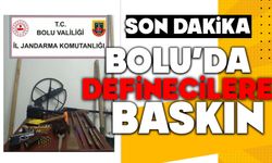 Bolu'da definecilere baskın