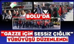 Bolu’da “Gazze İçin Sessiz Çığlık” Yürüyüşü Düzenlendi